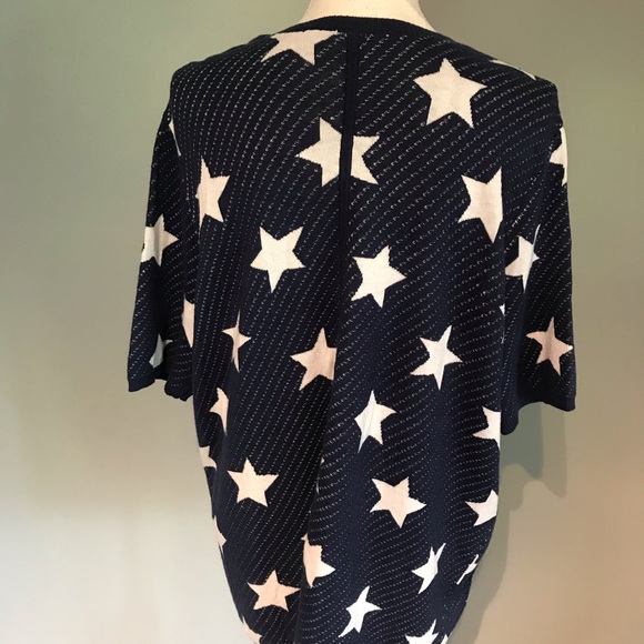 Lane Bryant 14 16 open cardigan with stars - Picture 4 of 4